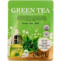 Тканевая маска для лица с экстрактом зеленого чая EKEL Green Tea Ultra Hydrating Essence Mask 25мл