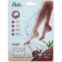 Пилинг-носочки с муцином улитки EKEL Snail FOOT Peeling Pack 40г