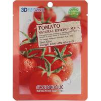 Тканевая 3D Маска для лица с экстрактом томата FOODAHOLIC Natural Essence Mask Tomato 23г